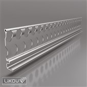 LIKOV Lišta soklová CATNIC PZ-SC pro omítky tl. 13mm délka 3m